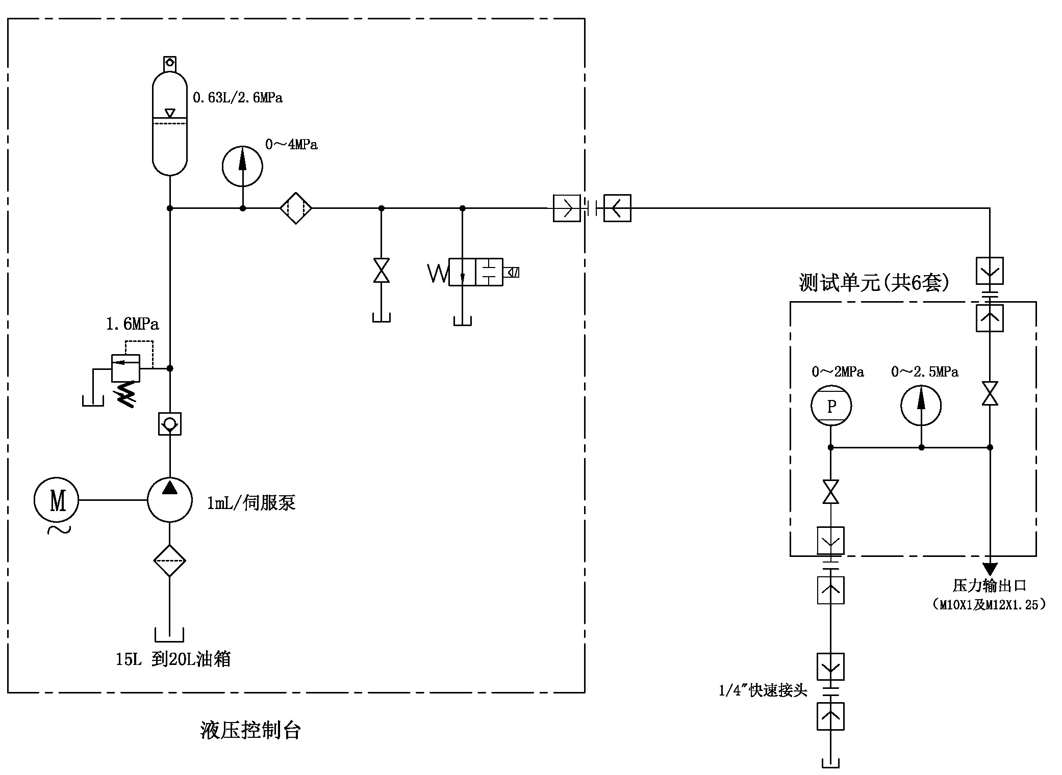 試壓泵控制系統原理圖